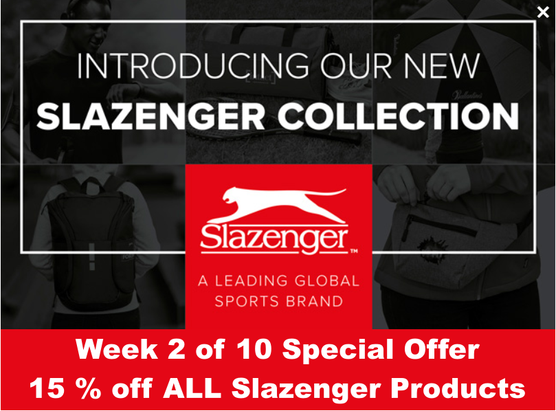 Week 2 of 10 Slazenger offer